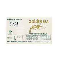 Креветка 31/35, 0% глазурі, блок 2кг