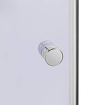 Душова кабіна Lidz Latwa SC90x90.SAT.LOW.GR, скло тон. 4 мм + Lidz Душовий піддон KAPIELKA ST90x90x15, фото 6