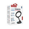 Магнітний тримач для мобільних пристроїв Promate MagHoop-Lite Black, фото 7