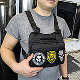 Чоловіча сумка через плече оригінал, Чоловіча брезентова сумка через плече Тактична меседжер QS-64, фото 4