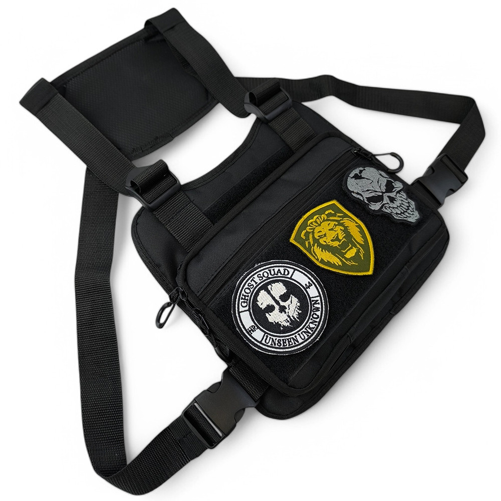 Чоловіча сумка через плече оригінал, Чоловіча брезентова сумка через плече Тактична меседжер QS-64, фото 1