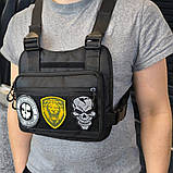 Чоловіча сумка через плече оригінал, Чоловіча брезентова сумка через плече Тактична меседжер QS-64, фото 3