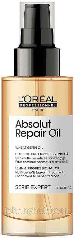 Відновлююча олія для пошкодженого волосся L'Oreal Professionnel Absolut Repair Oil, 90мл, фото 1