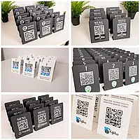 Табличка для відгуків з QR кодом із металу