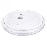 Світлодіодна люстра світильник BIOM DL-R505-30 30Вт, 40см, холодне світло, кругла, біла, без пульта, фото 6