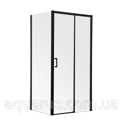 Душова кабіна без піддону Mixxus Premium DIVERSE SC03-120x80x195-TR Black прозоре скло 6мм (MI6868), фото 1