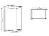 Душова перегородка Mixxus Premium FLAT SP01-120x200-TR Chrome Walk-In прозоре скло 8мм (MI6852), фото 9