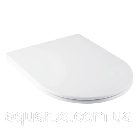 Сидіння-кришка для унітазу Mixxus SEAT COVER BEVEL-2002 з мікроліфтом 475x368x70mm (MI6721), фото 1