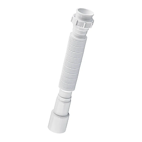 Гофротруба сполучна Zerix GN-01-A з накидною гайкою 1 1/2" (310-650 мм) (ZX5095), фото 1