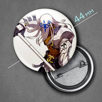 "Веном (Гілті Гір / Guilty Gear)" значок круглий на булавці Ø44 мм