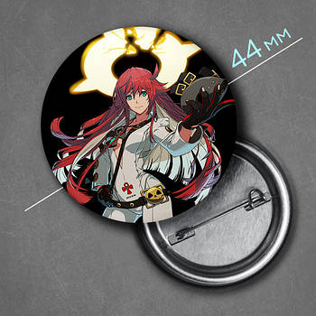 "Джек О (Гілті Гір / Guilty Gear)" значок круглий на булавці Ø44 мм
