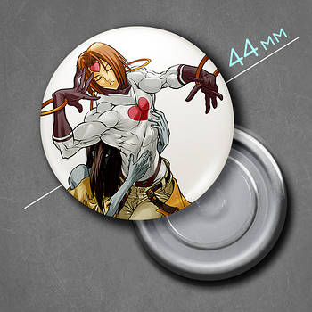 "Заппа (Гілті Гір / Guilty Gear)" магніт круглий Ø44 мм