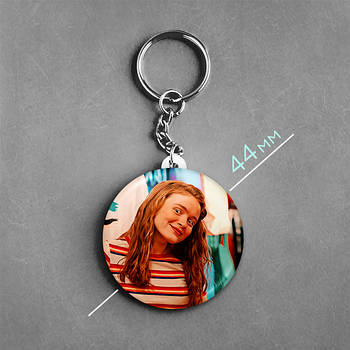 "Макс Мейфілд (Дивні дива / Stranger Things)" брелок круглий Ø44 мм