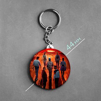 "Дивні дива / Stranger Things" брелок круглий Ø44 мм