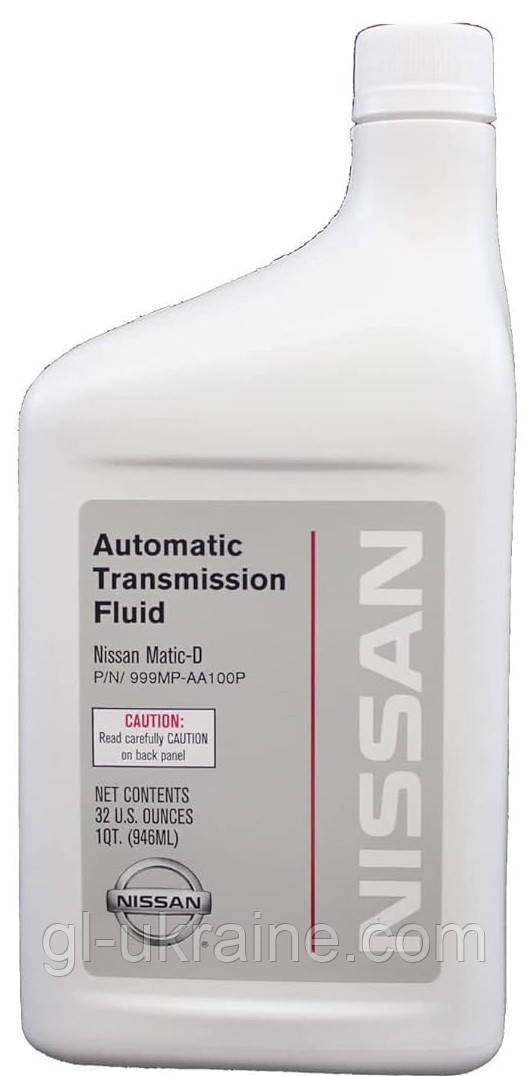 Трансмісійна олива Nissan ATF Matic Fluid D, 946 мл (999MP-AA100P)