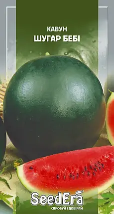 Насіння кавуна Шуга Бейбі 1 г — високоурожайний, ранній SeedEra, фото 1
