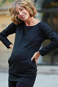 Туніка для вагітних XL Disma чорний