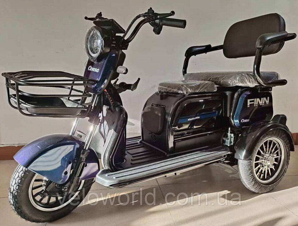 Електричний велосипед електротрайк Corso Finn FN-56115 (1) двигун 600W, акумулятор 72V/20Ah