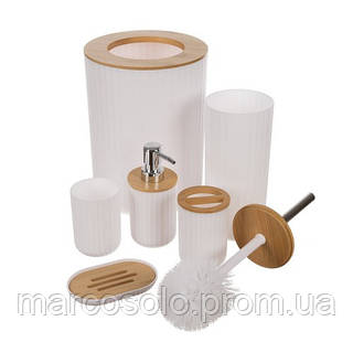 Комплект аксесуарів для ванної/туалету 6в1 Ruhhy 24635