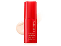Тональна основа Missha Radiance Perfect Fit Foundation SPF30 PA++ №21N Vanilla, 35 мл