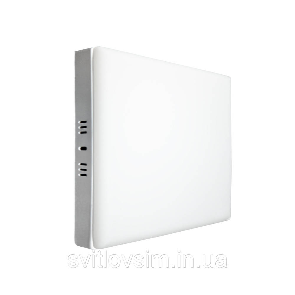 Світильник LED Violux ДББ FLAT 18W 5000K IP20 квадрат, фото 1