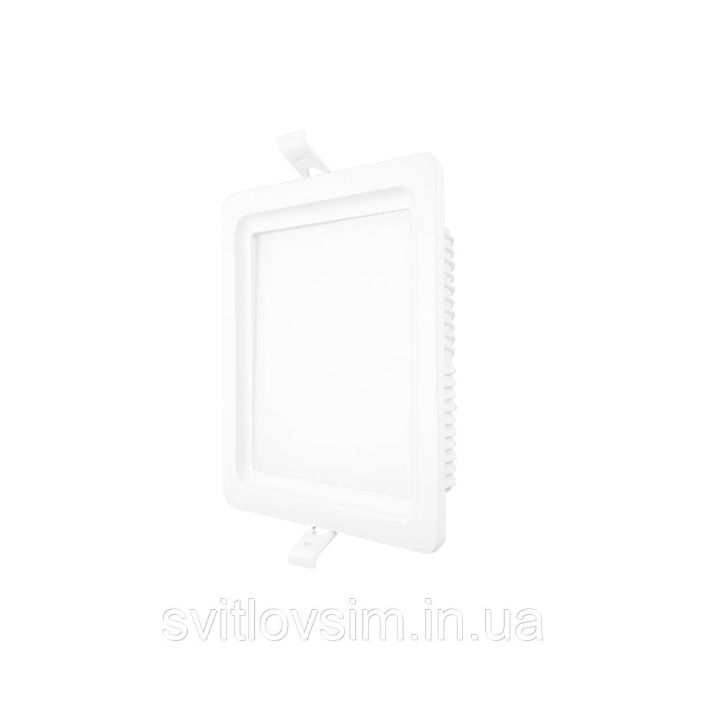 Світильник LED даунлайт Violux ALUMIN 12W 4200K квадрат IP20
