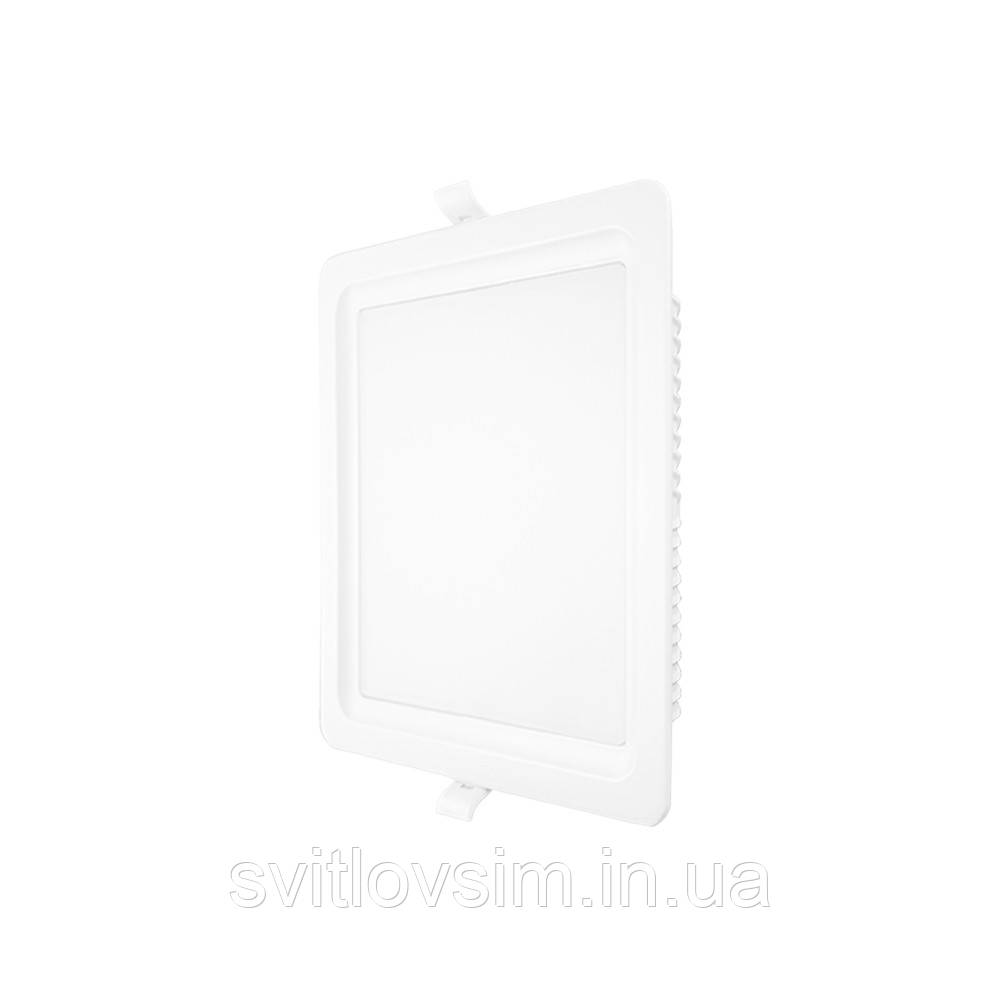 Світильник LED даунлайт Violux ALUMIN 18W 4200K квадрат IP20
