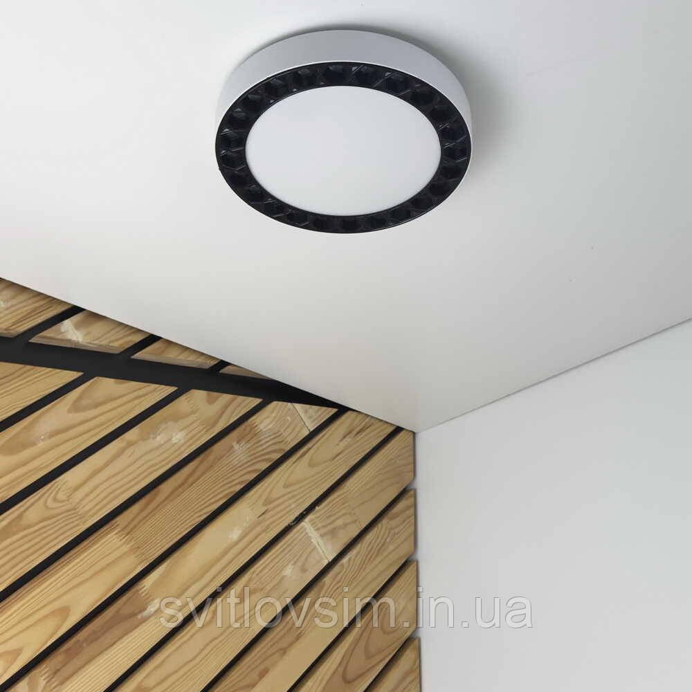 Світильник LED Violux ДББ ADAMANT-N 36W 4200K IP20 чорний, фото 1