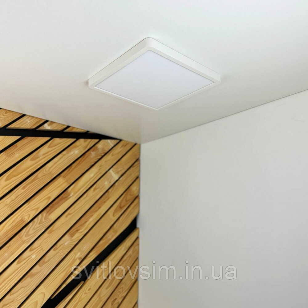 Світильник LED MILLENNIUM 26W 5000K квадрат білий Violux, фото 1