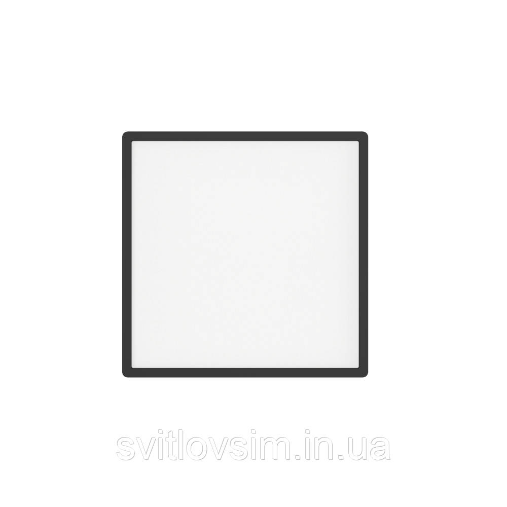 Світильник LED Violux ДББ MILLENNIUM BL 26W 4200K IP20 квадрат чорний, фото 1