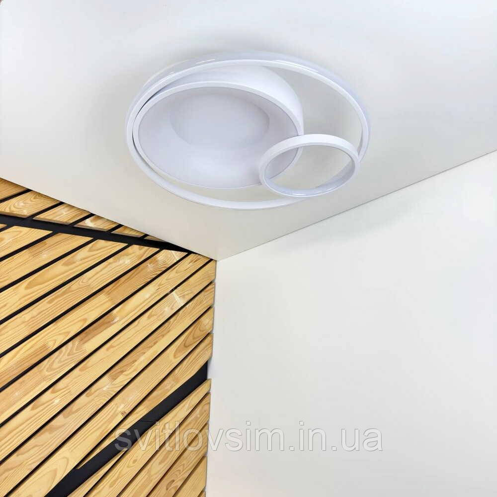 Світильник LED smart DUOS+пульт круг 100W 3000-5000K IP20 білий, фото 1