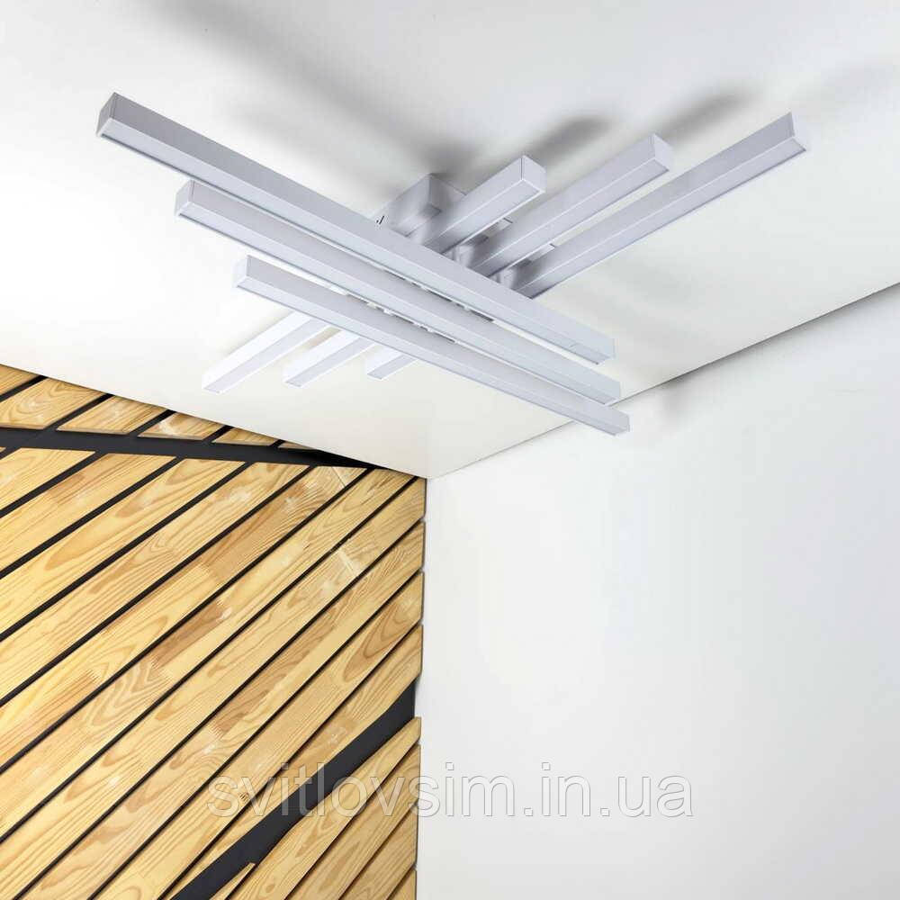 Світильник LED smart HIWAY+пульт квадрат 110W 3000-5000K IP20 білий, фото 1