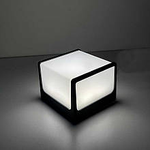 Світильник фасадний Violux CUBE 8W 4200K 600Lm ІР65 чорний