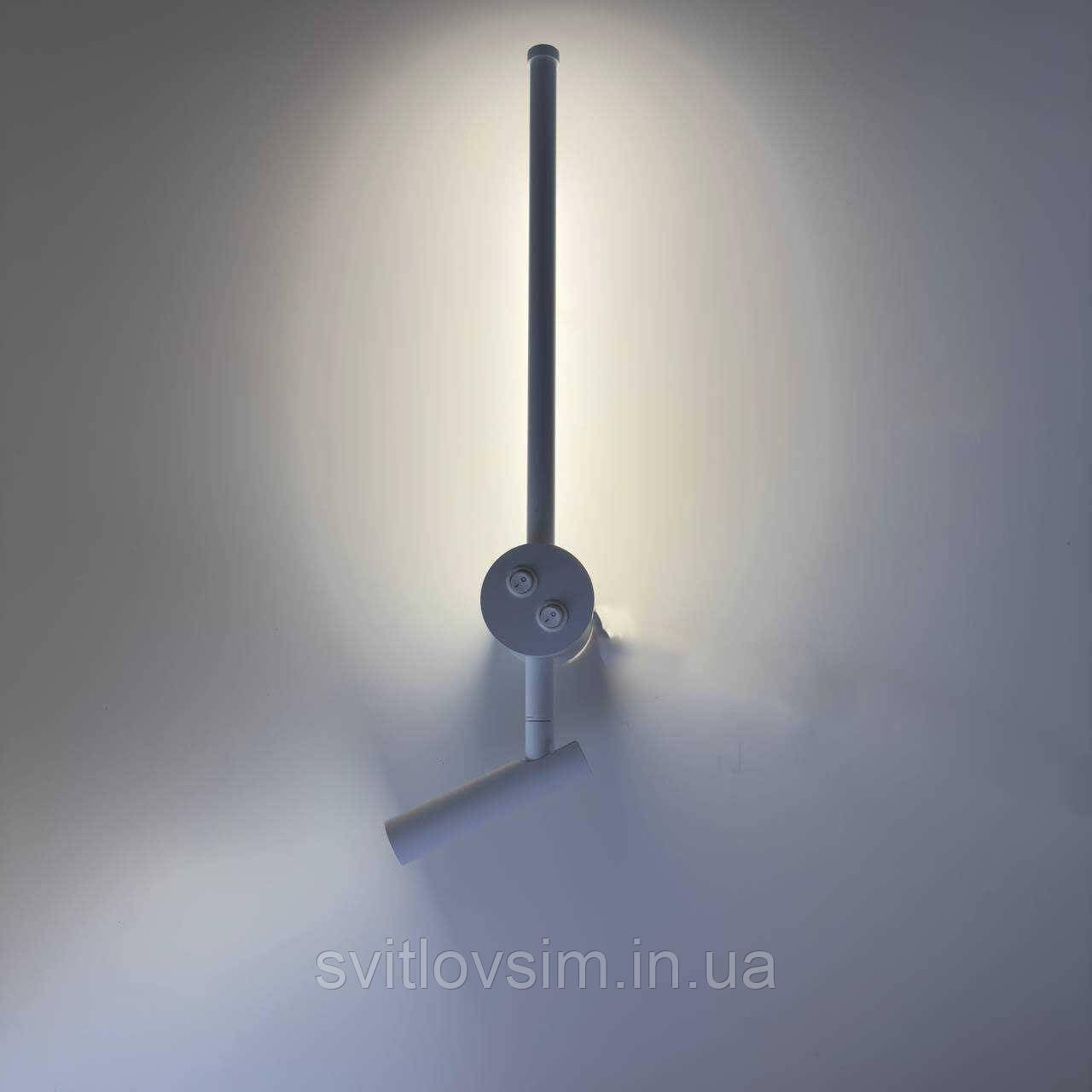 Світильник настінний Violux POINTER-P 8W 4200K 650Lm IP20 білий, фото 1