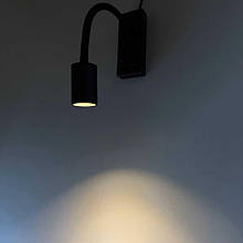 Світильник настінний Violux SNAKE USB+Type-C 5W 4200K 250Lm IP20 чорний