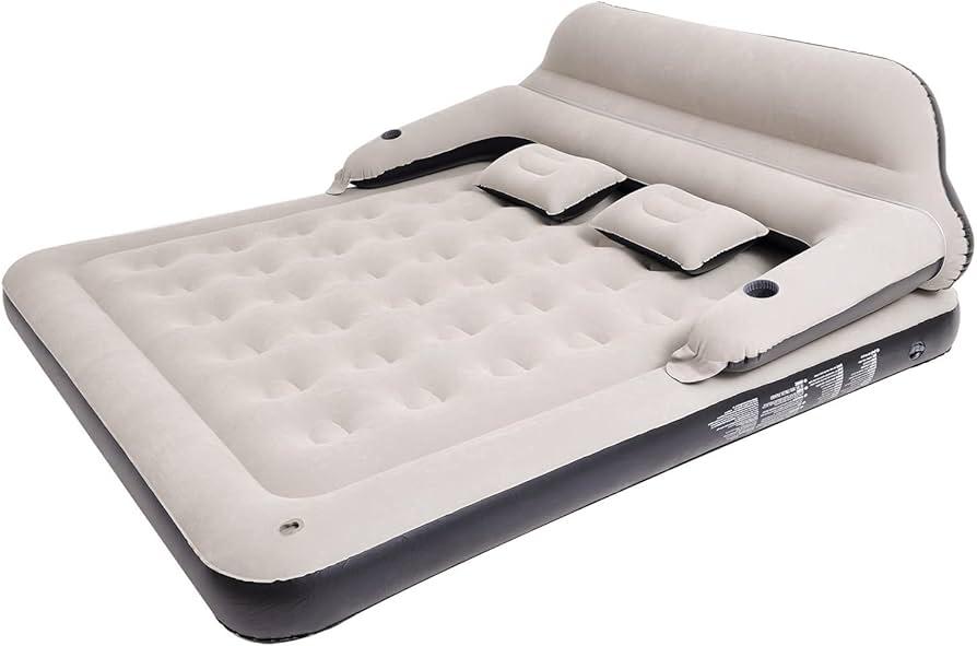 Надувний диван матрац KING Size + насос 202*152*70см YU227