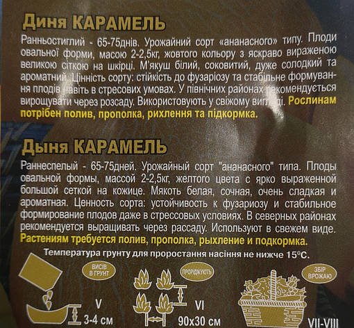 Диня Карамель 10г, фото 3