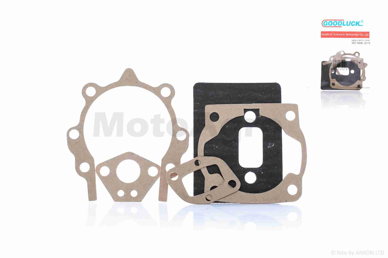 Прокладки до-кт коси 1E40F 5шт прешпан "HQ", фото 1