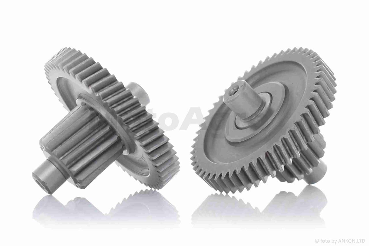 Шестірня редуктора проміжна на китайський скутер 50 OEM, фото 1