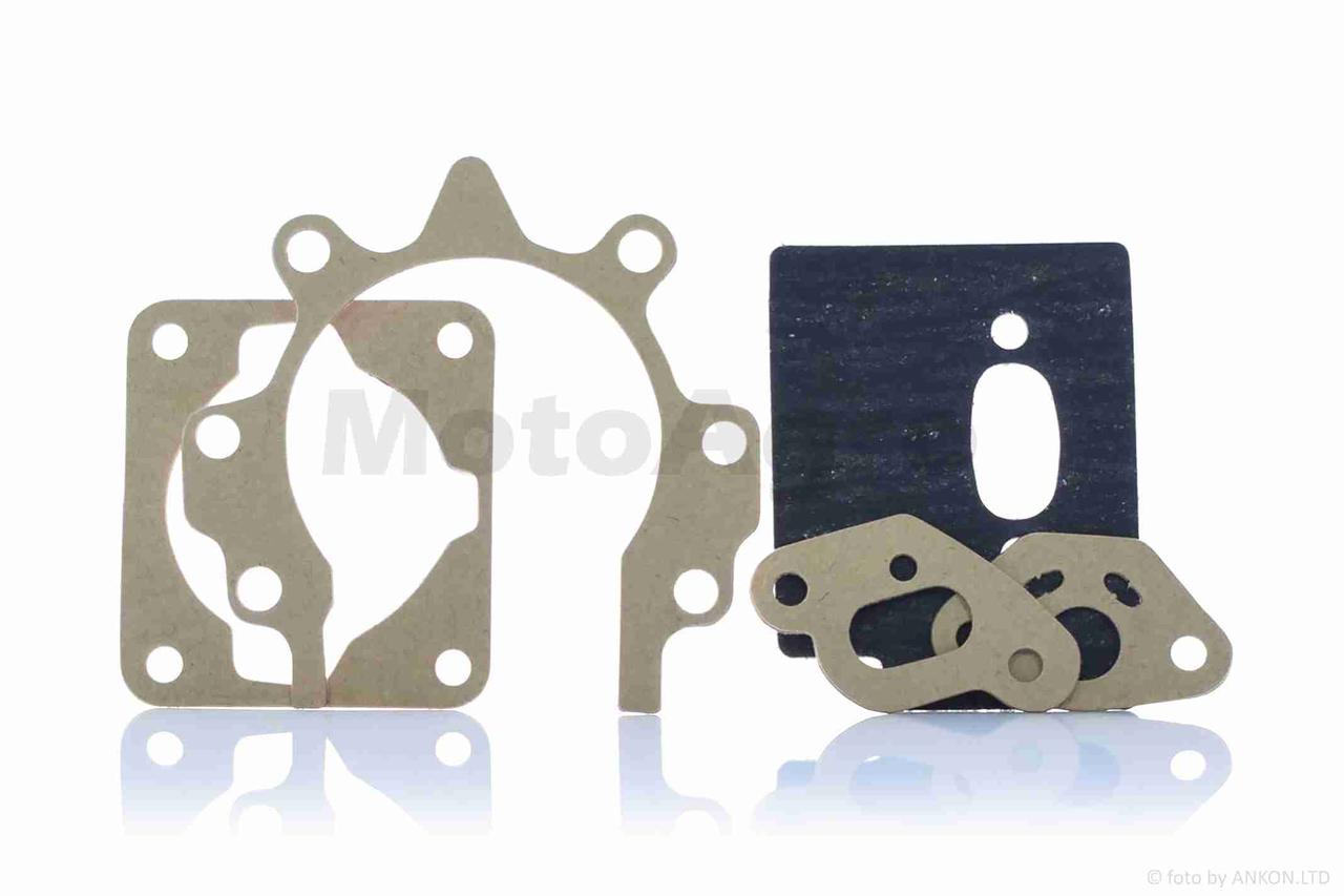 Прокладки до-кт на бензокосу триммер 1E36F 5шт прешпан, фото 1