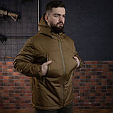Куртка Grifon Polar Level 7 (ХМРС) плащівка з мікроріп-стоп, койот МК, фото 2