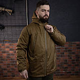 Куртка Grifon Polar Level 7 (ХМРС) плащівка з мікроріп-стоп, койот МК, фото 3