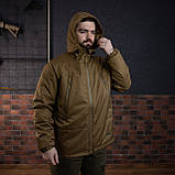 Куртка Grifon Polar Level 7 (ХМРС) плащівка з мікроріп-стоп, койот МК, фото 8