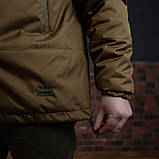 Куртка Grifon Polar Level 7 (ХМРС) плащівка з мікроріп-стоп, койот МК, фото 6