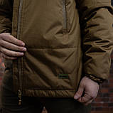 Куртка Grifon Polar Level 7 (ХМРС) плащівка з мікроріп-стоп, койот МК, фото 10