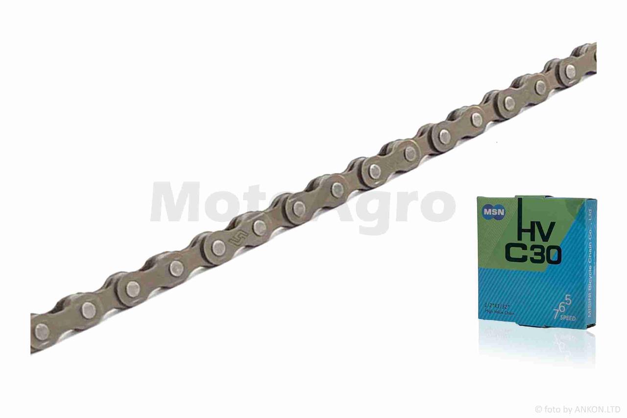Ланцюг трансмісії на велосипед 116L 1/2"-3/32" 5/6/7 швидкостей "MSN" LT-011