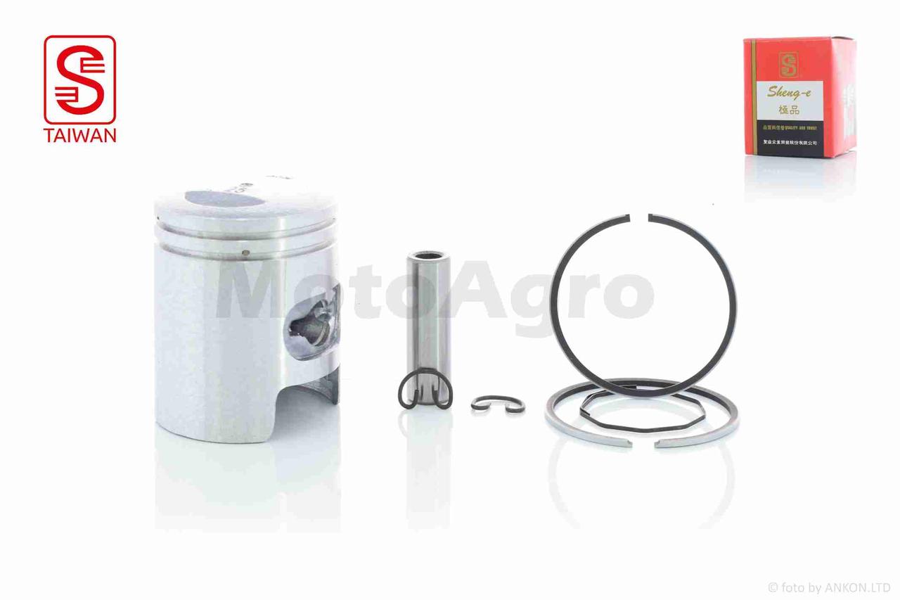 Поршень к-кт на скутер хонда леад SS NH50 +0.75 40.75 "SEE" (Sheng-E чавунні кільця) ТАЙТ, фото 1