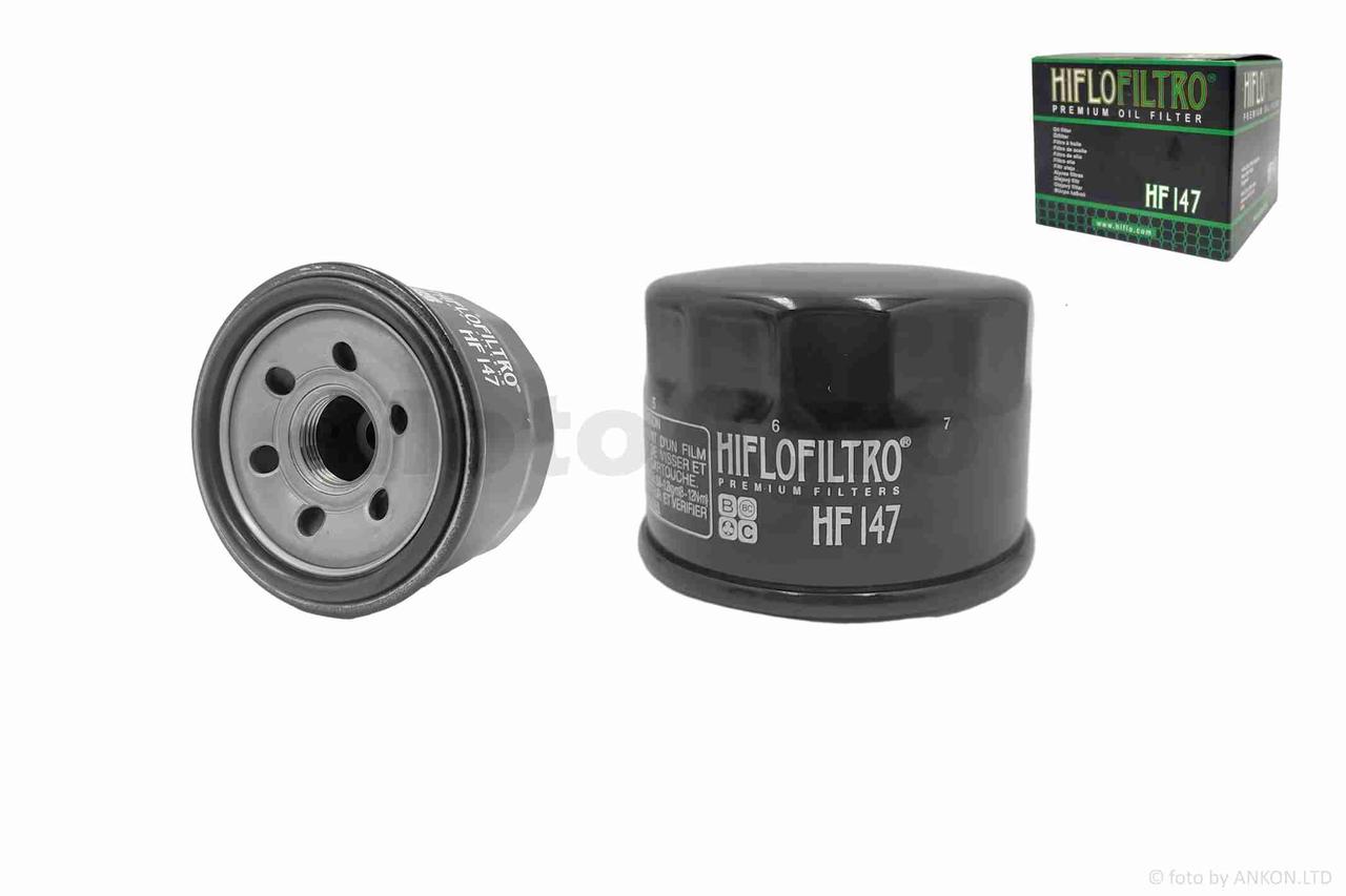 Фільтр масляний мото HF147 D68/H52 "HIFLO" ТАЙЛАНД, фото 1