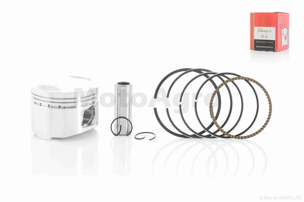 Поршень к-кт CH125 на китайський скутер 125 Honda SPACY 125 +0.50 52.90 p-15 "SEE" (Sheng-E), фото 1