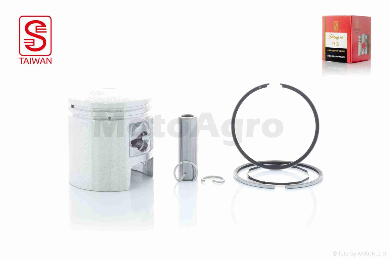 Поршень к-кт TB50 (2T ланцюг) CARNA SHOOT LIDO (CP50) +1.00 42.00 "SEE" (Sheng-E) таємниця, фото 1